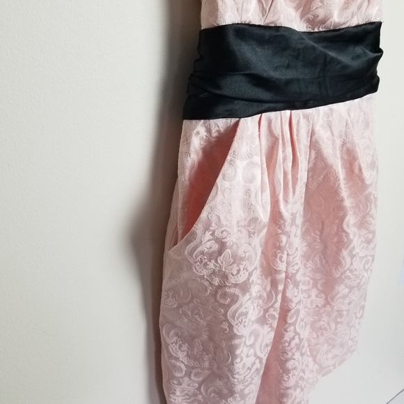 SPEECHLESS one shoulder party dress - w/ pockets! - Picture 3 of 10